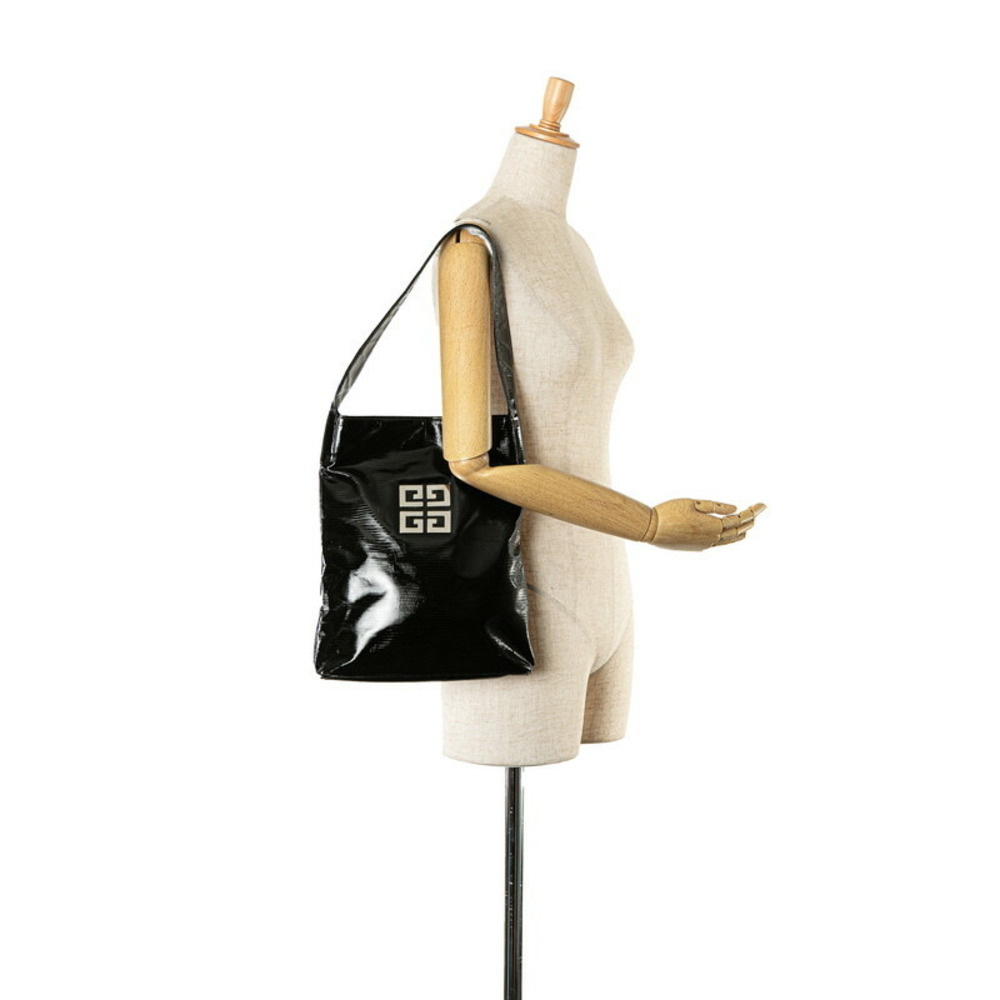 Givenchy Python Embossed One Shoulder Bag Black E… - image 7